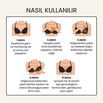 Curva Care Push-Up Etkili Yapışkan Göğüs Pedleri